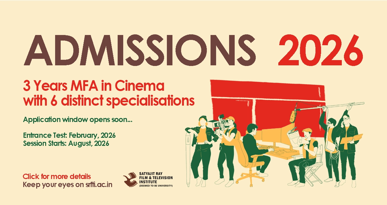 Admission Campaing Poster for SRFTI Film wing