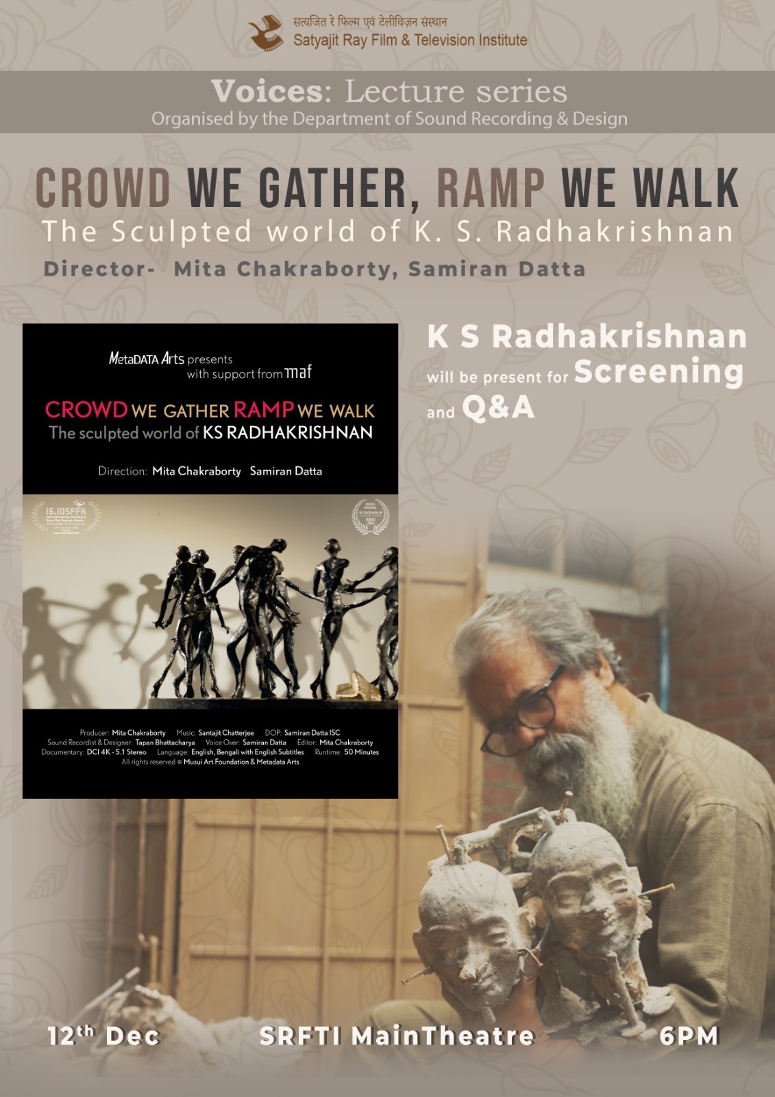 Voice Lecture Series Poster