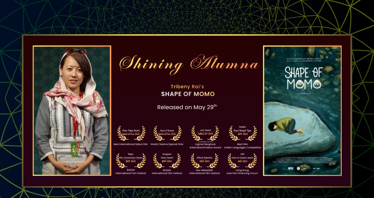 Triveni Riy with shape of Momo poster