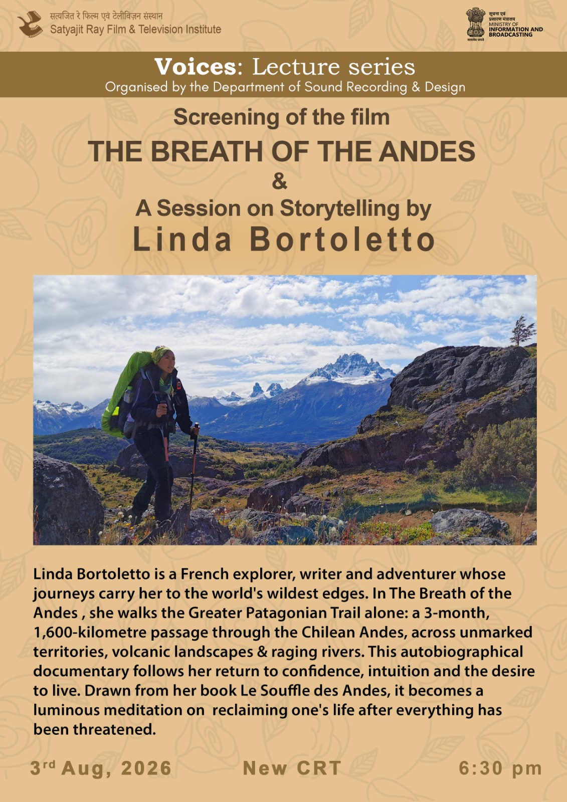 Psoter of the session with Linda Bortoletto